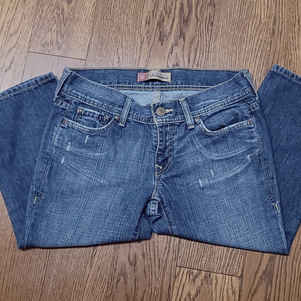 Old Navy Ultra Low Waist Crop Jeans
